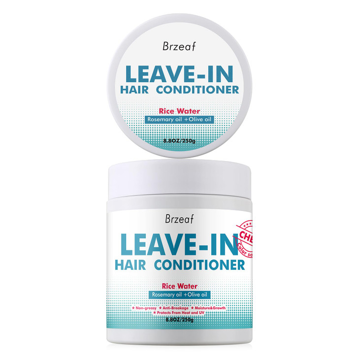 Brzeaf Chebe Leave In Conditioner for Hair Growth(8.8 OZ), Thickening and Moisturization, Chebe Leave In Conditioner, Chebe Hair Conditioner, Deter H