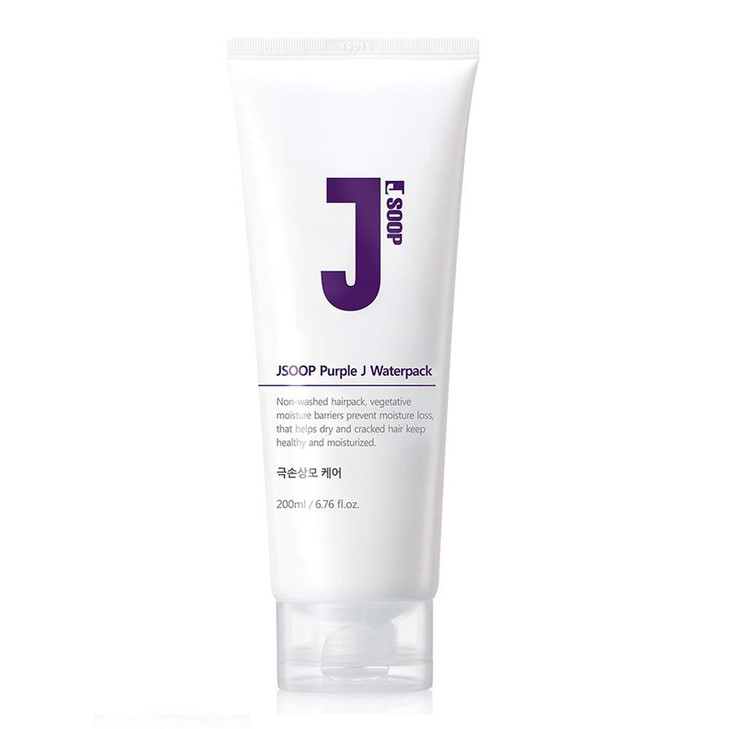 JSOOP Purple J Waterpack 200ml (6.76 Ounce) Hair Protector from High Heat Styling Tools, Thermal Shield, Iron Guard, Prevents Damage, Breakage, Split