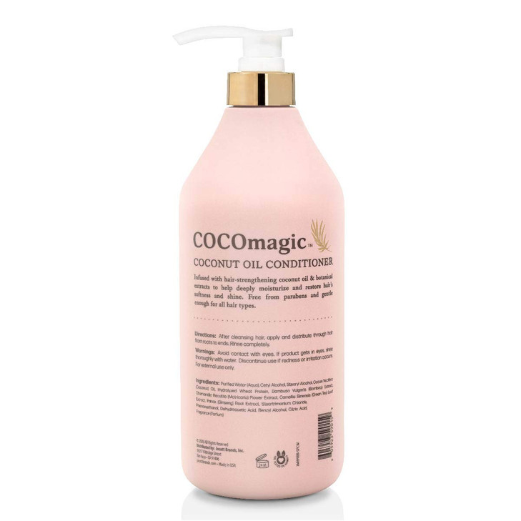Cocomagic Conditioner with Coconut Oil and Botanical Extracts  Deeply Hydrates and Restores Shine | Paraben-Free, Gentle for All Hair Types (32 Oz)