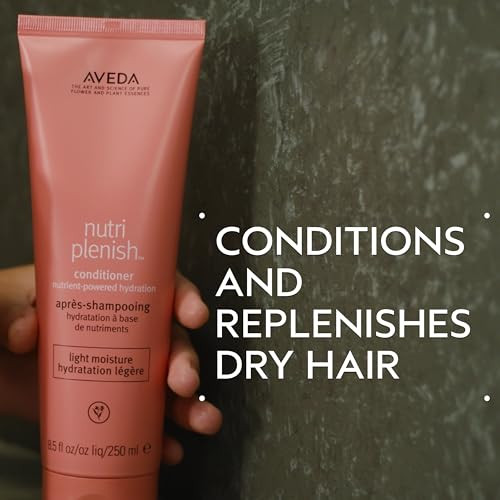 Aveda Nutriplenish Conditioner Light Moisture | Superfood Conditioner for Dry Hair | Organic Pomegranate Oil, Coconut Oil, Mango Butter | 96% Natural