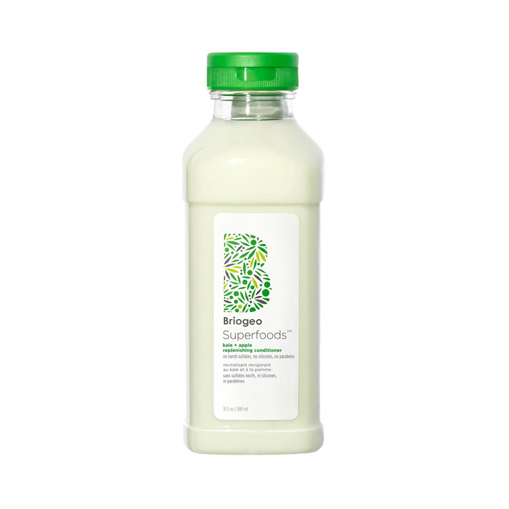 Briogeo Superfoods Kale + Apple Replenishing Conditioner, Supports Healthy, Balanced Hair and Scalp, Conditioner for All Hair Types and Textures, Enh