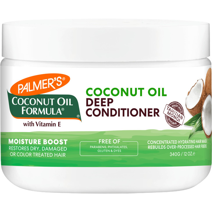 Palmer's Coconut Oil Formula Moisture Boost Deep Hair Conditioner, 12 Fl Oz