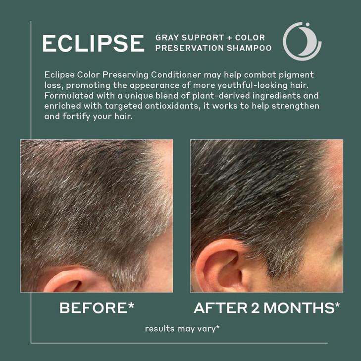 ZENAGEN Eclipse Color Preservation + Gray Support Conditioner | Enhances Hair Color Vibrancy, Reduces Gray Appearance, Nourishes & Strengthens Aging