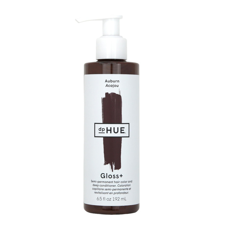 dpHUE Gloss+, Auburn - 6.5 oz (8-12 Applications) - Semi-Permanent Hair Color & Conditioner - Lasts Up to Eight Washes - Paraben, SLS & SLES Sulfate