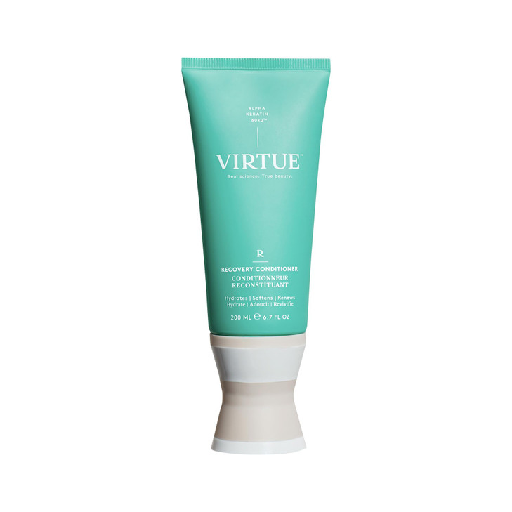 VIRTUE Recovery Conditioner with Keratin Hydrates, Softens, and Renews Damaged Hair, Sulfate Free, Color Safe