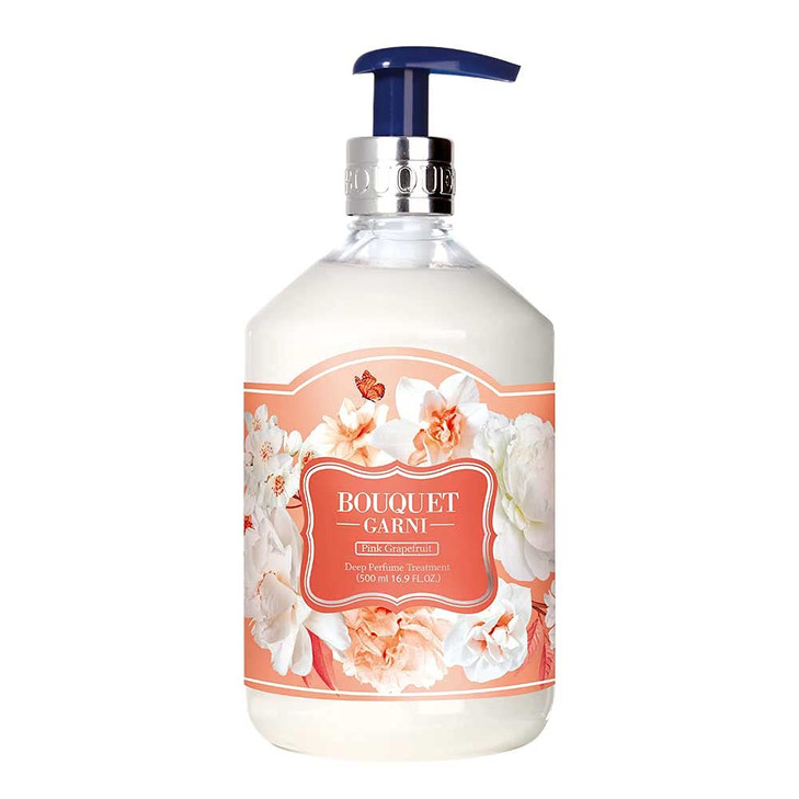 Bouquet Garni Treatment Pink Grapefruit - Long Lasting Fragrance Hair Conditioner - Natrual Surfactant giving Soft and Soothing Cleansing to Scalp an