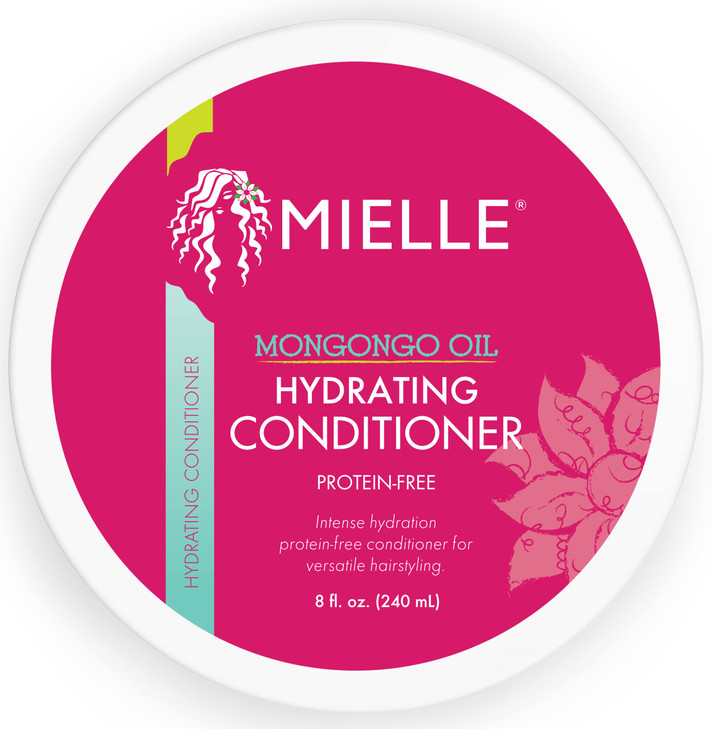 Mielle Organics Mongongo Oil Protein-Free Hydrating Hair Conditioner - Deep Conditioner for Dry, Damaged Hair - Infused with Almond Oil for Improved