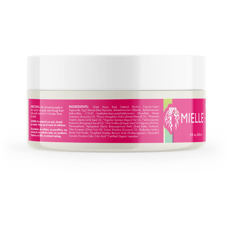 Mielle Organics Mongongo Oil Protein-Free Hydrating Hair Conditioner - Deep Conditioner for Dry, Damaged Hair - Infused with Almond Oil for Improved
