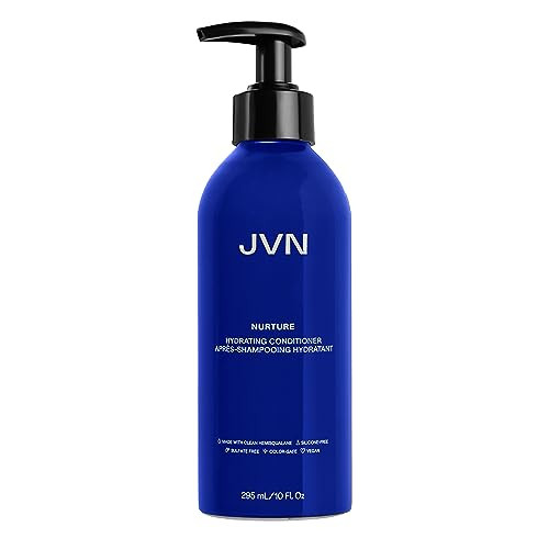 JVN Nurture Hydrating Conditioner, 10 Fl Oz, Detangles & Softens Hair, Moisture and Deeply Nourishing Conditioner, Color Safe Hair Care for Women and