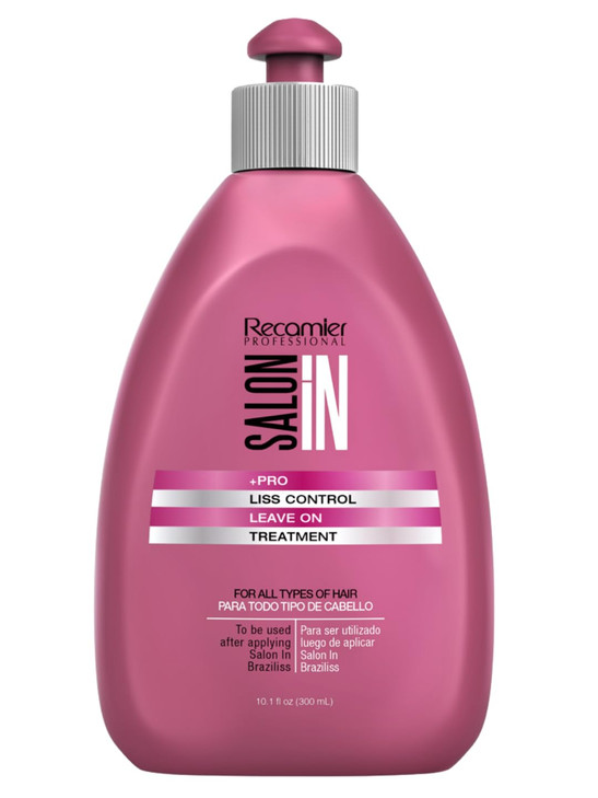 Salon In Recamier Liss Control Leave On Treatment  10.58 oz | Anti-Frizz & Smoothing Hair Repair for Straightened or Frizzy Hair