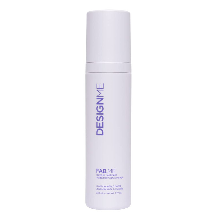 FAB.ME Leave-In Conditioner Spray by Design.Me  Adds Shine, Detangles, Frizz Control  UV & Heat Protection  Color Safe  Reduces Breakage & Blow D