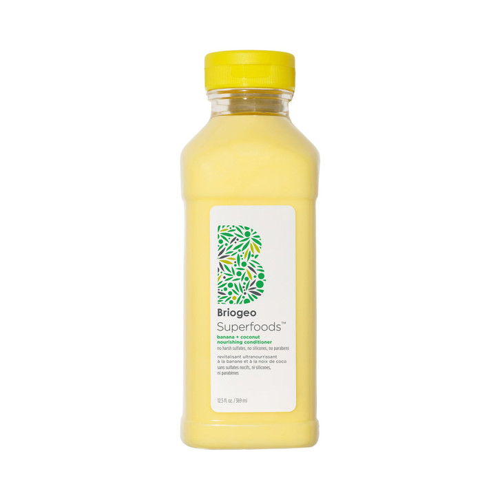 Briogeo Superfoods Banana + Coconut Nourishing Conditioner, Replenish Dull, Dry Hair and Supports Healthy Hair and Scalp, Moisturizing for All Hair T