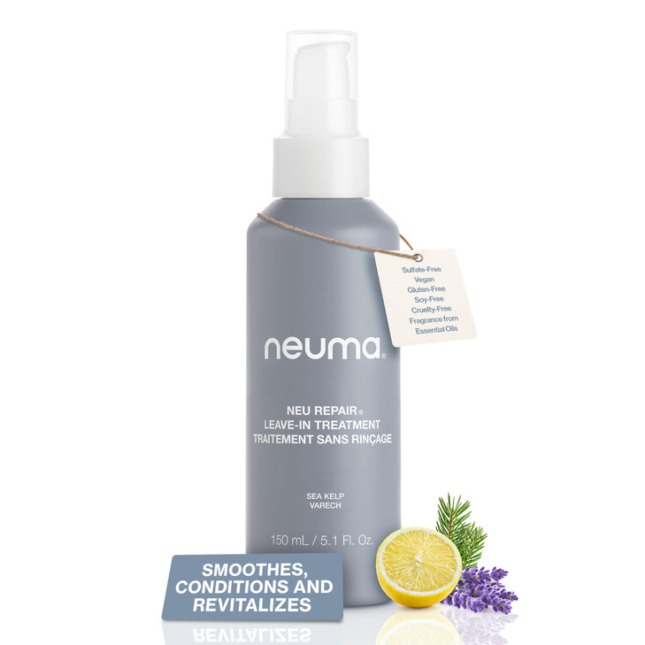 Neuma Neu Repair Leave In Hair Treatment 5.1 Fl. Oz. Hair Repair Treatment for Damaged Hair - Smooths, Conditions, Shields, Softens, Protects, Streng