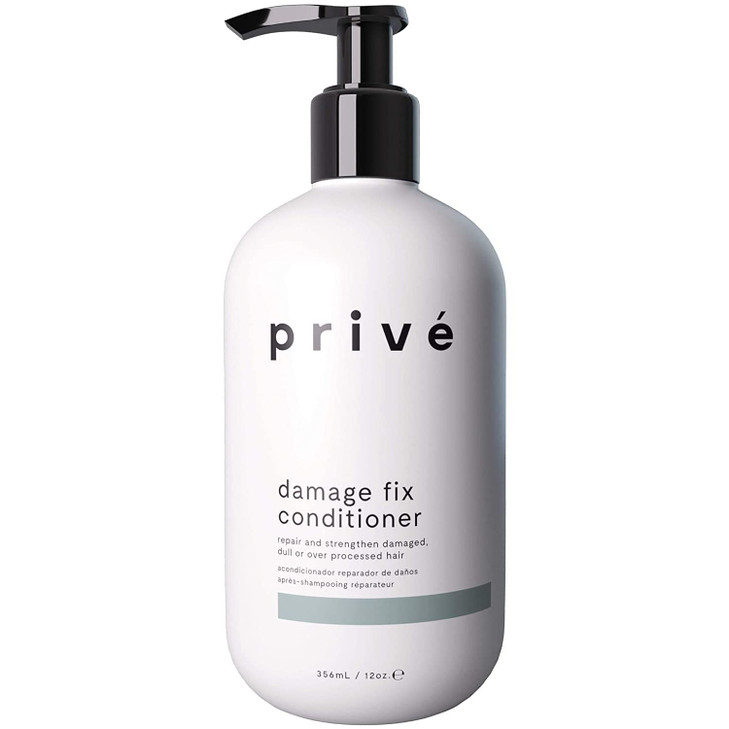 Prive Damage Fix Conditioner - Repairs Dry and Over-Processed Hair from Within Protects Future Additional (12 Oz)