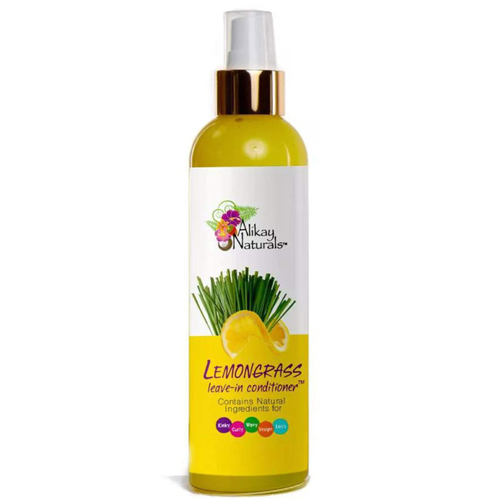 Alikay Naturals Lemongrass Leave In Conditioner, 8 oz