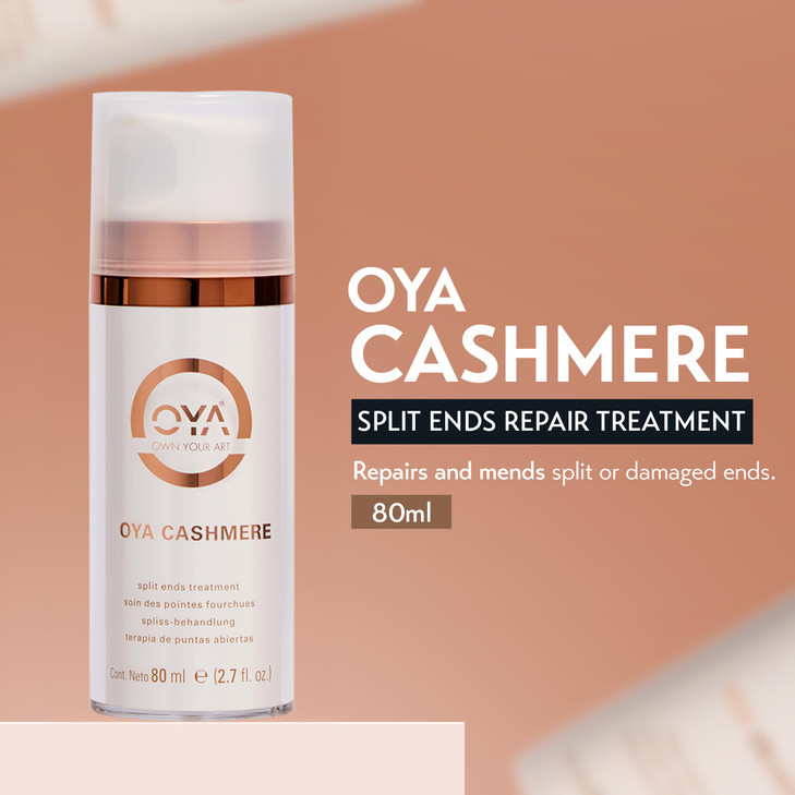 OYA Cashmere Split End Repair Cream  Highly Concentrated Treatment for Dry, Damaged & Color-Treated Hair  Repairs Bonds, Controls Frizz & Strengthe