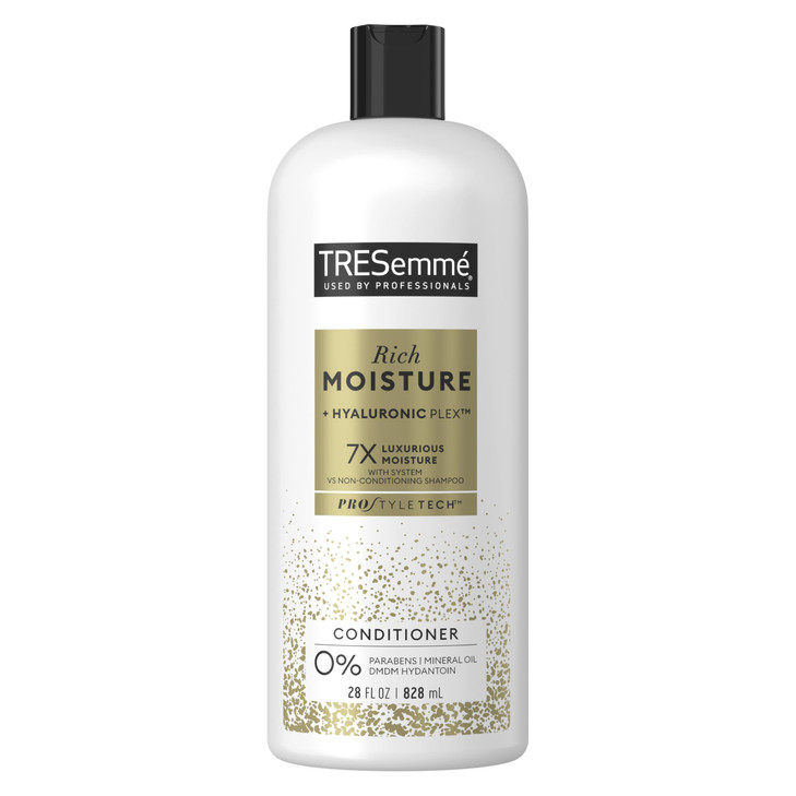 TRESemmé Rich Moisture Conditioner for Dry Hair Rich Moisture Hydrating Conditioner Formulated With Vitamin E and Biotin 28 oz (Packaging may vary)