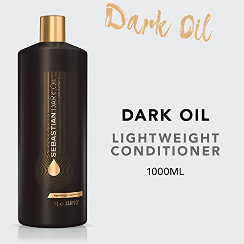 Sebastian Professional Dark Oil Lightweight Conditioner | Infused with Jojoba & Argan Oil | 33.8 fl oz