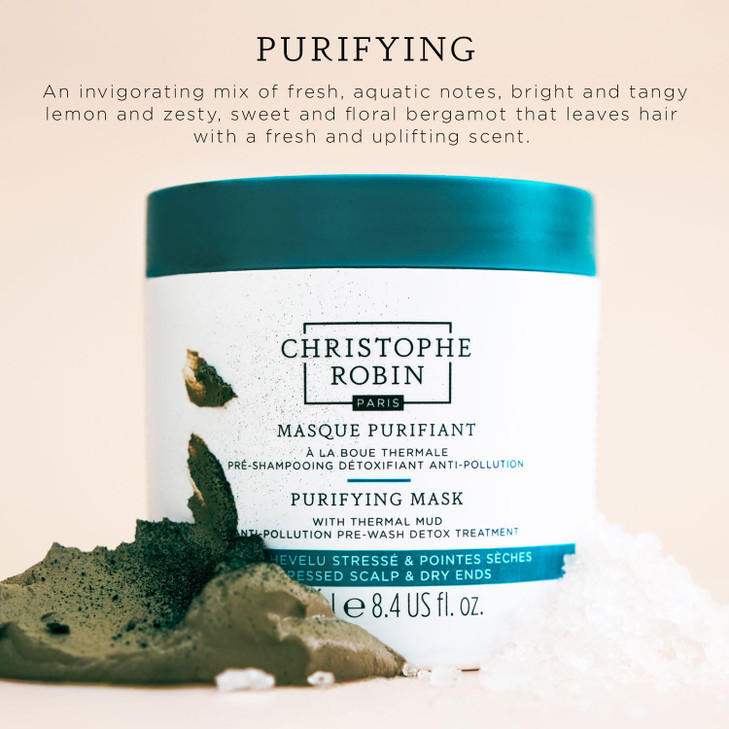 Christophe Robin Purifying Lightweight Conditioner Gelèe With Sea Minerals for Soft Lengths and Oily Scalp 6.7 fl. oz