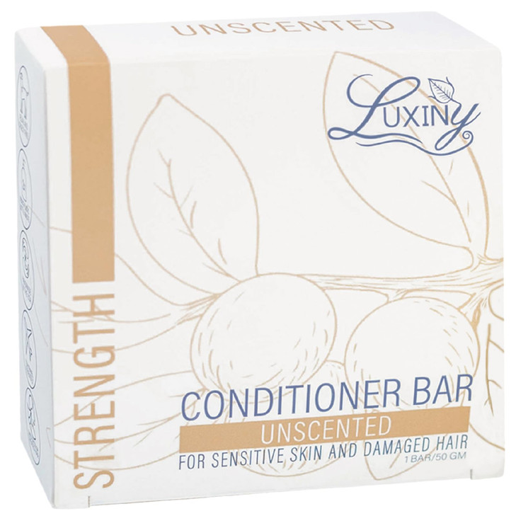 Luxiny Natural Fragrance Free Conditioner Bars for Hair, Made in USA, a Sulfate Free Conditioner Bar for up to 70 Uses at Home or as a Travel Conditi