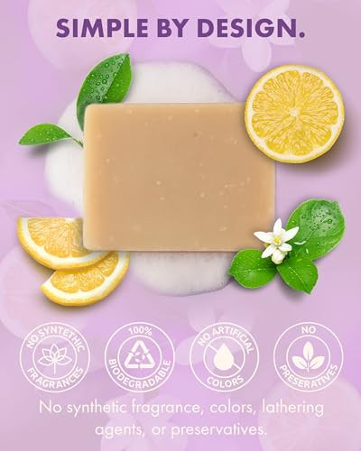 Candida Freedom Massey's CF 100% Natural Probiotic Soap Bar - Elevate Your Skincare Routine with Potent Tea Tree and Refreshing Lemon Essence - Pure