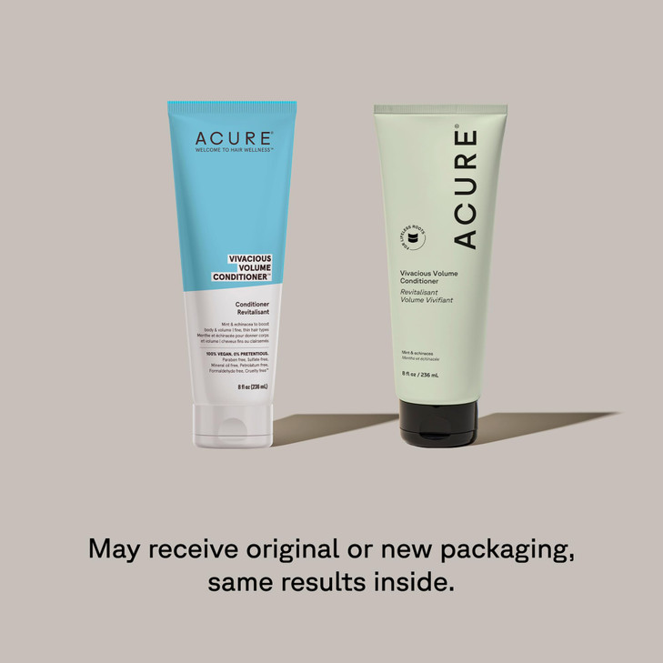 Acure Vivacious Volume Conditioner - Volumizing Conditioner for Women & Men, Lightweight & Moisturizing for Fine, Thinning Hair, Boost & Lift Thin Ha