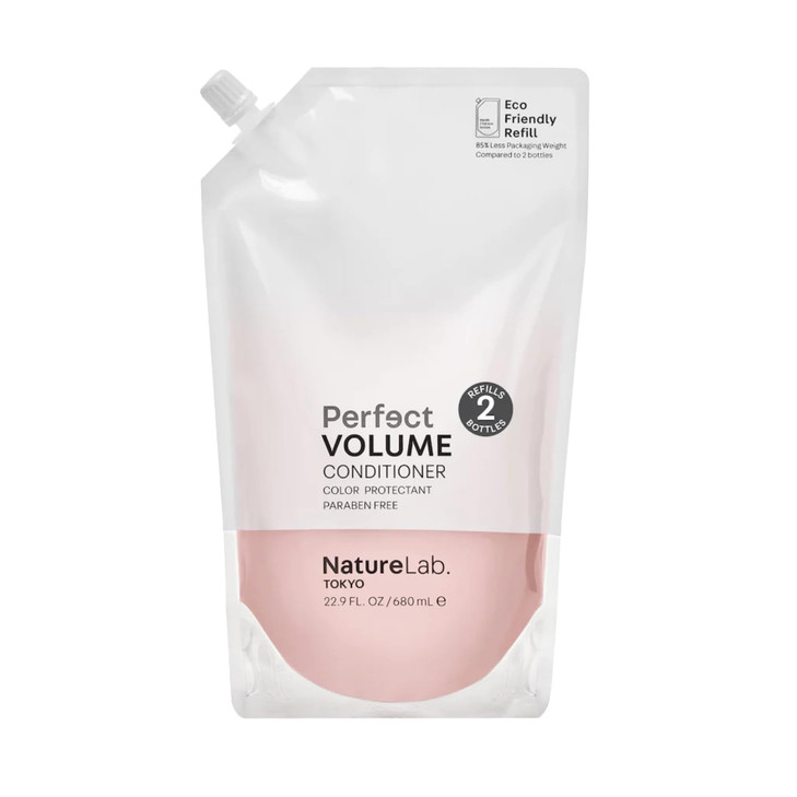 NatureLab.TOKYO Perfect Volume Conditioner - Conditioner for Flat, Limp Hair - Restores Thickness, Builds Volume, and Reduces Breakage for Full Stran