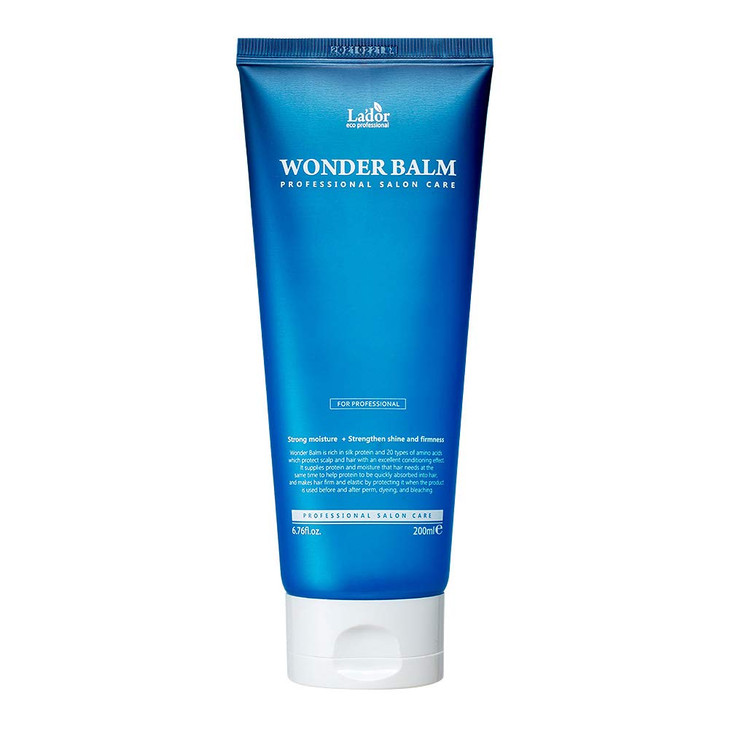 LA'DOR Wonder Balm 200ml Hair Treatment Conditioner Moisturizing Silk Protein Intensely Nourishes Curls With Irreplaceable Substances Restores Softne