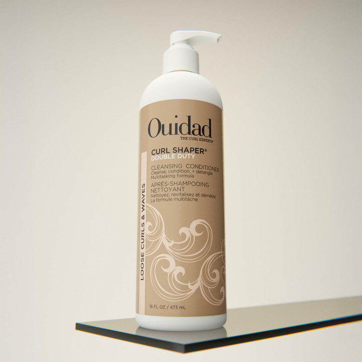 Ouidad Curl Shaper Double Duty Weightless Cleansing Conditioner, 16 Fl Oz, 94116
