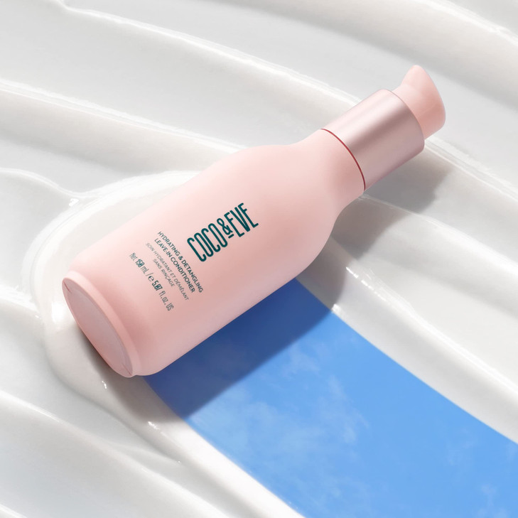 Coco & Eve Hydrating & Detangling Leave-In Conditioner. Coconut, Avocado Oil, Vitamin A & E to Nourish, De-frizz, Detangle, Minimise Breakage & Split