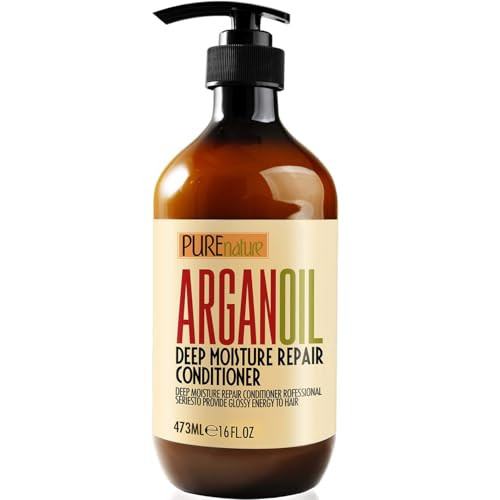 Moroccan Argan Oil Conditioner - Sulfate Free Products for Women and Men - Deep Moisturizing for Dry, Curly, Colored, Damaged Hair - Hydrating Repair