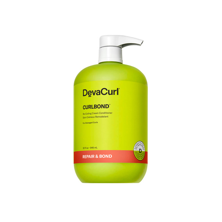 DevaCurl CurlBond Re-Coiling Cream Conditioner, Cozy Getaway, 32 fl. oz.