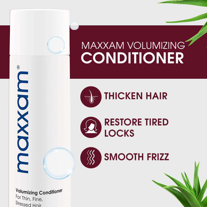 Maxxam Thickening Conditioner for Thin and Fine Hair, Daily Volumizing Hair Conditioner for Color Treated Hair, 10 Fl Oz