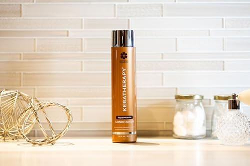 KERATHERAPY Keratin Infusion Repair Conditioner, 10.1 fl. oz., 300 ml - Repairs Dry, Damaged or Frizzy Hair with Caviar Extract, Argan Oil & Kerabond