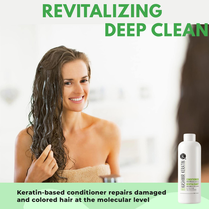 Kashmir Keratin Enriched Conditioner Sulfate Paraben Free For All Types Of Hair NEW PRESENTATION (16 Fl Oz.)