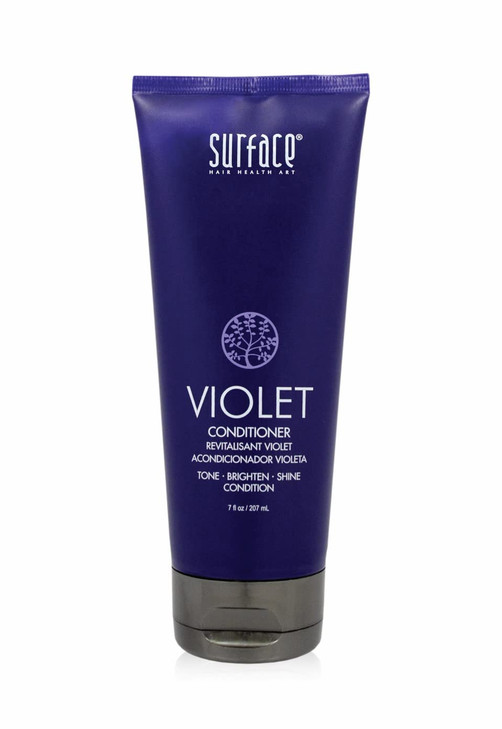 Surface Hair Pure Blonde Violet Conditioner: Purple Conditioner for Blonde Hair, Moisturizing Conditioner Eliminates Brassy Yellow Tones- Lightens Bl