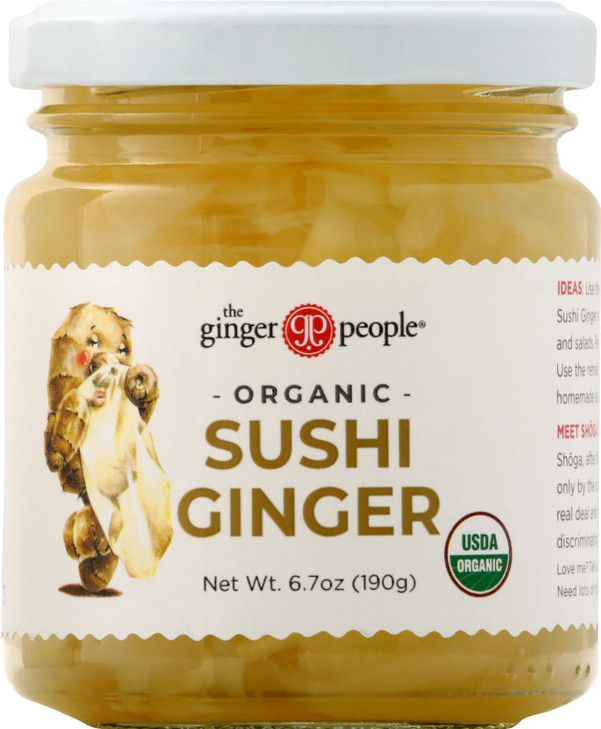 The Ginger People, Ginger Pickled Sushi Organic, 6.7 Ounce