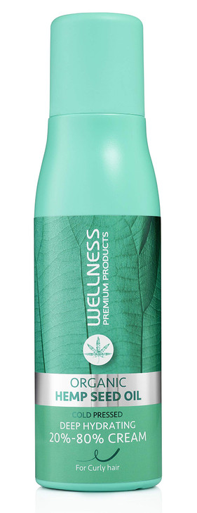Wellness Premium Products Organic Hemp Seed Oil - Deep Hydrating 20/80 Leave-In Conditioner (500ml)