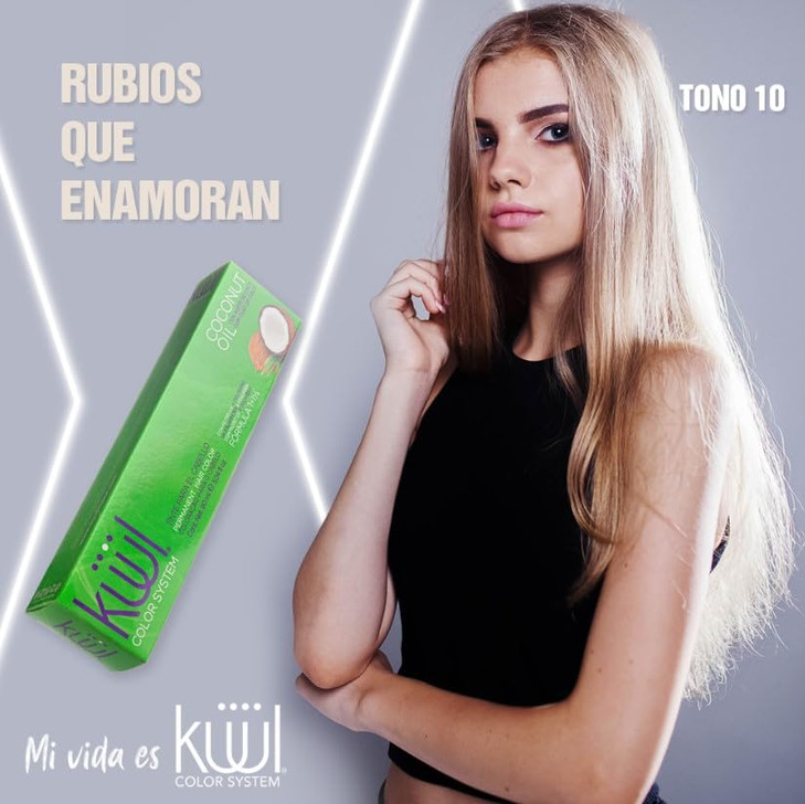 Kuul System Permanent Hair Color 10 Rubio Extra Claro