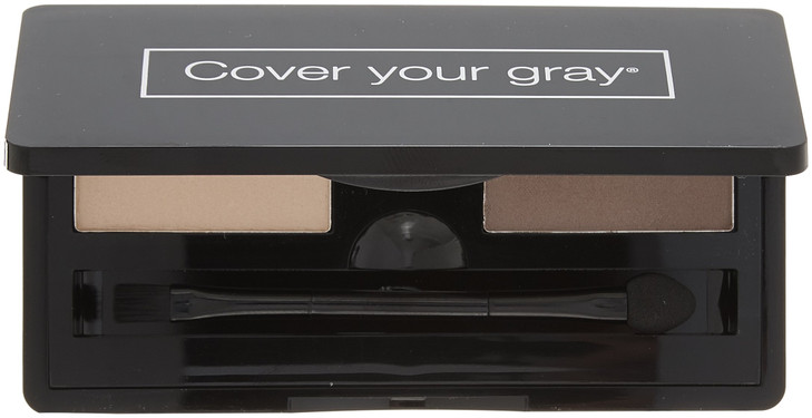Cover Your Gray Fill In Powder Pro - Medium Brown/Dark Blonde Root Touch Up, Volumizing Hair Filler Instantly Filling Thinning Areas