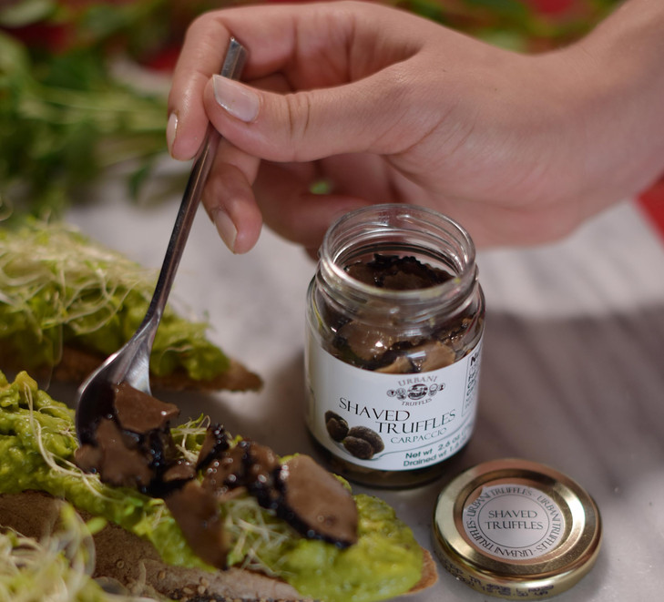 Urbani Truffles Shaved Summer Black Truffle Carpaccio 2.6 oz  Italian Gourmet Sliced Truffle Seasoning for Pasta, Risotto, Meats & Sauces, All-Natur