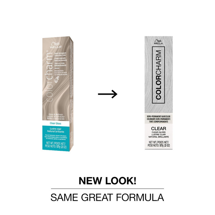 COLORCHARM Demi Permanent Hair Color | Clear Gloss for Shine Boost | Enhance, Refresh & Tone | 2 Fl Oz