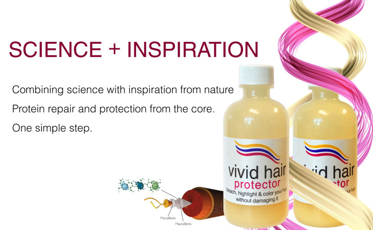 INVERTO VIVID HAIR Color Protector Perfector 120gram Prevent Hair Bleaching, Highlighting Coloring Damage From the Start safe for all blondes, vivid,