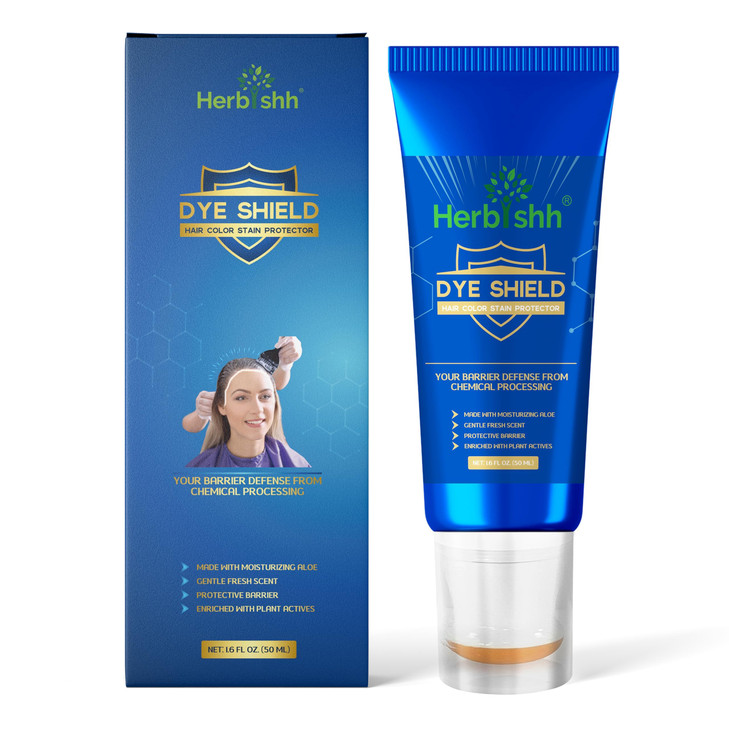 Herbishh Hair Color Stain Protector  Dye Shield or Defender for Skin  Skin Protecting Barrier Cream  Natural Coloring Protectant  Gentle & Moistu
