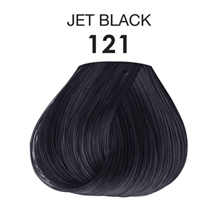 Adore Semi Permanent Hair Color (121 Jet Black) (2 Pack) | Vegan & Cruelty-Free Black Hair Dye | No Ammonia, No Peroxide, No Alcohol | 4 Fl Oz
