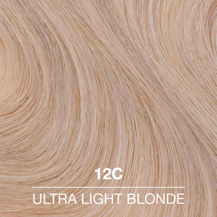 COLORCHARM Permanent Liquid Hair Color for Gray Coverage| 12C Ultra Light Blonde| 1.4 Fl Oz
