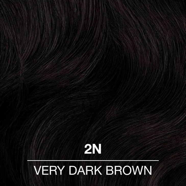 COLORCHARM Permanent Liquid Hair Color for Gray Coverage| 2N Very Dark Brown| 1.4 Fl Oz