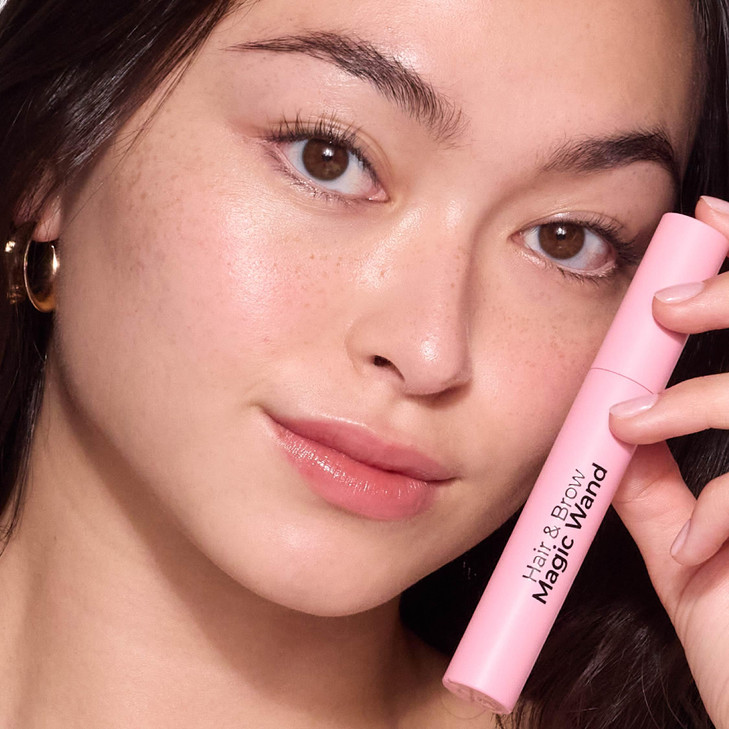 MCoBeauty - Hair & Brow Magic Wand - 2-in-1 Gel for Taming Baby Hairs & Shaping Eyebrows - Flexible Silicone Brush with Bristles - Versatile Brow and