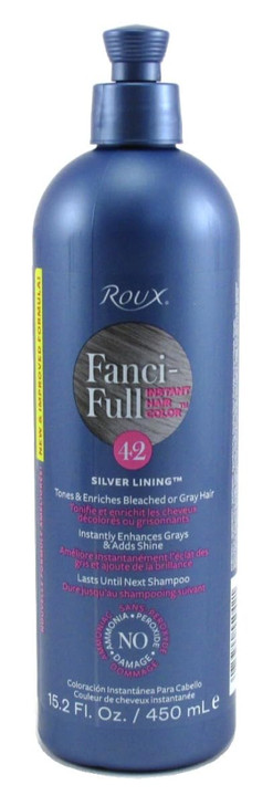 Roux Fanci-Full Rinse #42 Silver Lining 15.2 Ounce (450ml) (2 Pack)