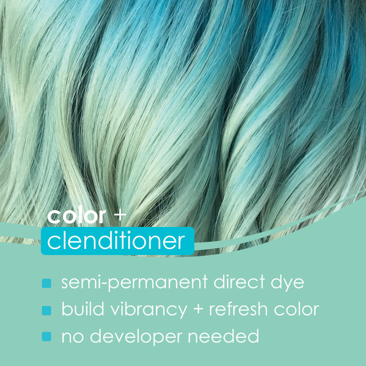 Keracolor Clenditioner MINT Hair Dye - Semi Permanent Hair Color Depositing Conditioner, Cruelty-free, 12 Fl. Oz.
